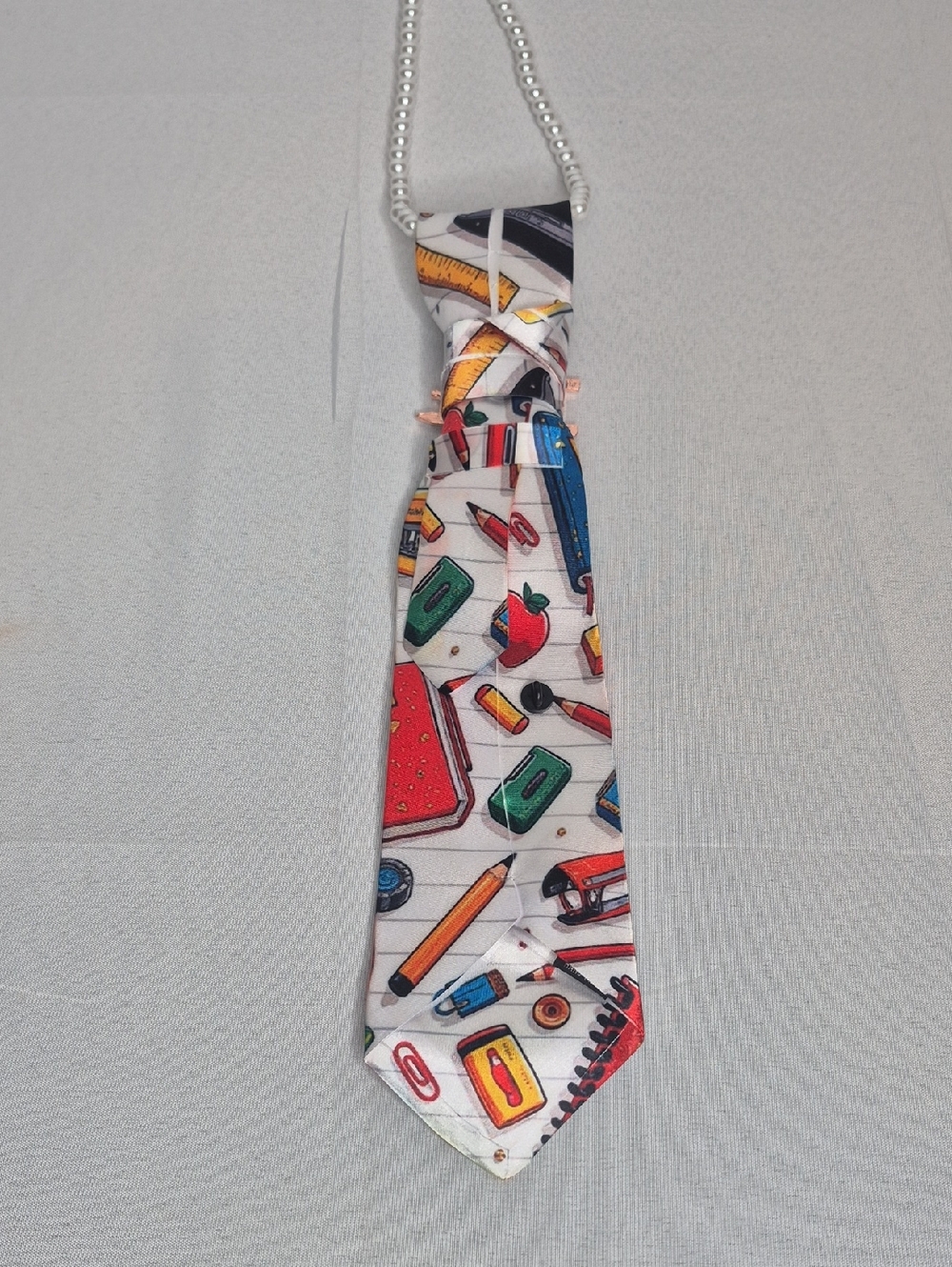 Handcrafted Luxury Fashion Necktie Necklace 📿 (THE TEACHER'S PET) - Picture 12 of 13